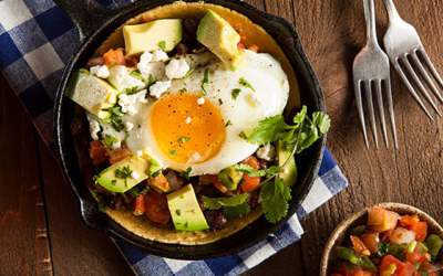 Tacos de Huevos Rancheros